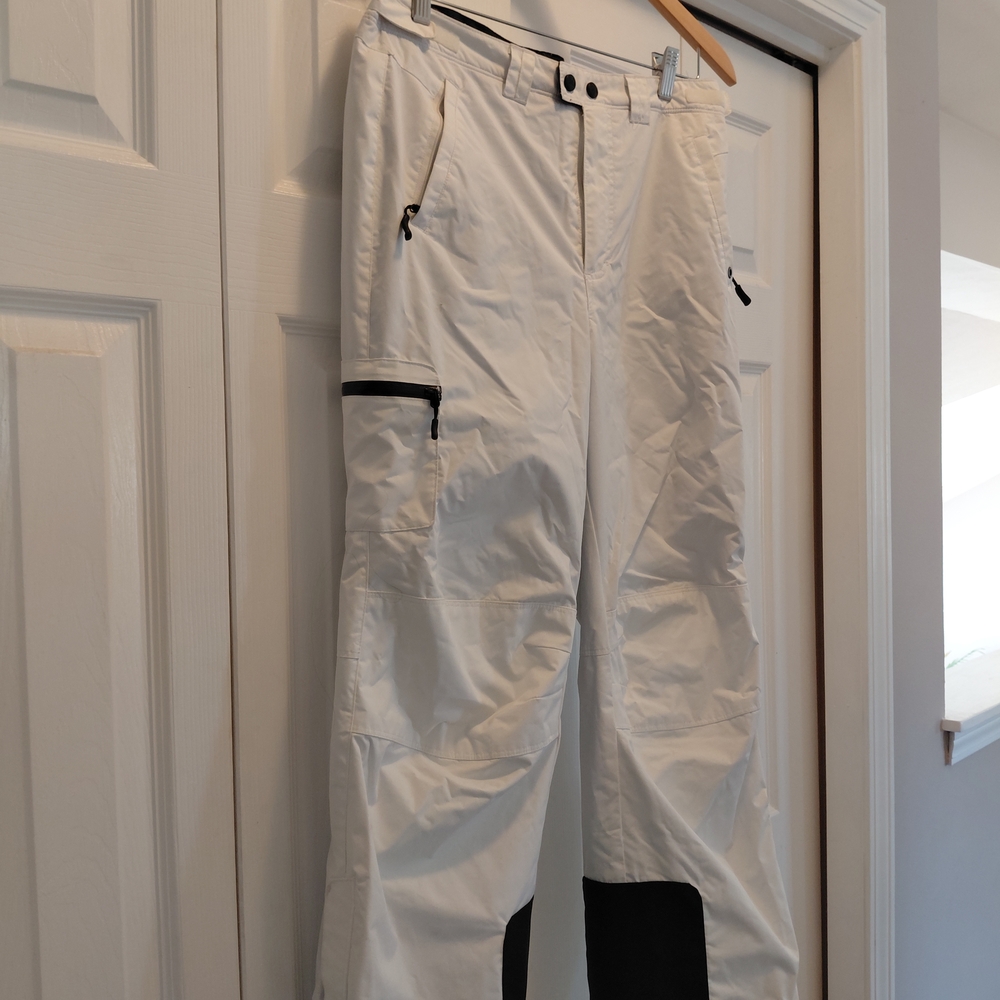 Women's White and Black Pants